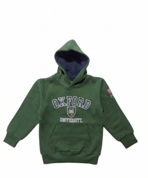 Kids Oxford University Green Pullover Hoodie