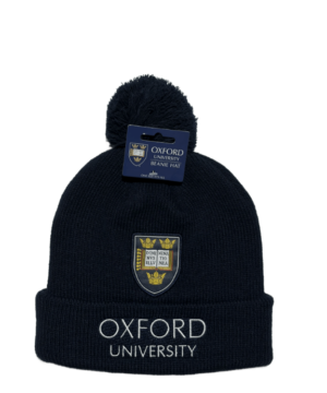 Navy Oxford University Pom Beanie