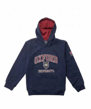 Kids Oxford University Navy Pullover Hoodie